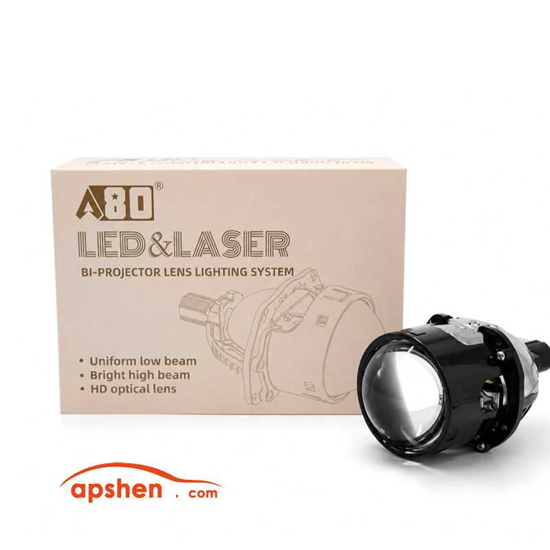 لنز داخل چراغ A80 2.5" Bi led لنز داخل چراغ A80 2.5" Bi led
